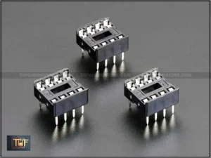 8 Pin IC Base (DIP) [ 20 Pieces Pack ]