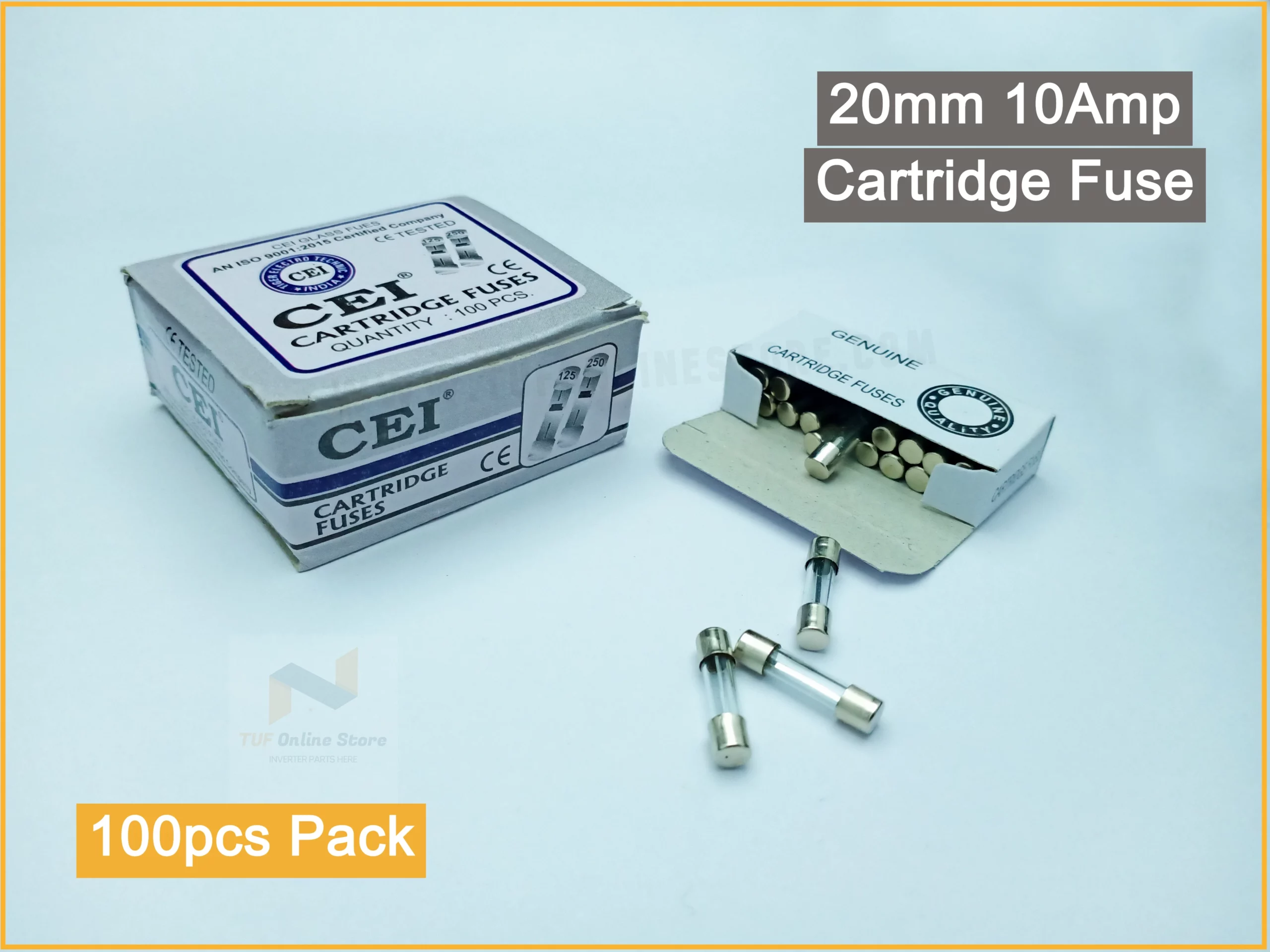 thumbnail image 2 of 10 Pcs 5x20mm Fast Blow Glass Tube Fuses - 250V 30mA Cartridge Fuses For Electrical Equipment 2 of 14
