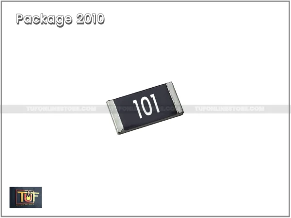 100R SMD Resistance 100 Ohm [ Package 2010, 3/4 W (0.75 W) ] ( Code 101 ), [ 50 Pieces Pack ]