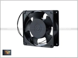 220V AC Power Cooling Fan | Size 120mm x 120mm x 38mm | 4 inch Axial Metal Black Fan [ Brand-SUN TOP ]