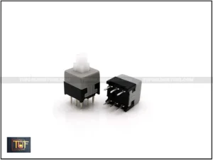 6 Pin ON/OFF VTR SWITCH || SELF LOCK 6 PIN BUTTON [ 25 Pieces Pack ]