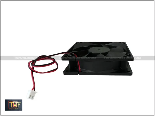 FANON 3" 12V 0.18A DC Brushless Cooling Fan [ With 2 Pin Jack + 10 inch wire ] || 80mm DC Fan [ 2 Pieces Pack ] - Image 2