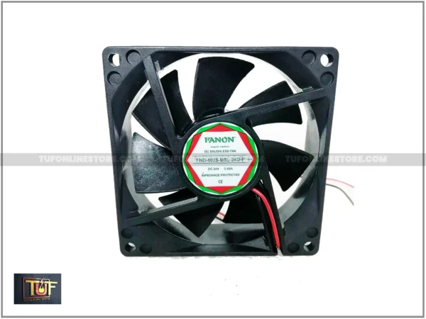 FANON 3" 12V 0.18A DC Brushless Cooling Fan [ With 2 Pin Jack + 10 inch wire ] || 80mm DC Fan [ 2 Pieces Pack ]