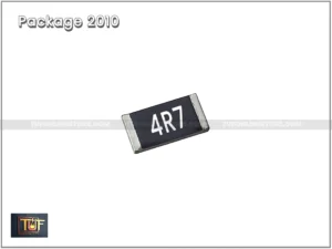 4R7 SMD Resistance [ Package 2010, 3/4 W (0.75 W) ] ( Value 4.7 Ohm ), [ 50 Pieces Pack ]