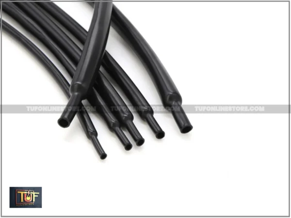 φ 8mm BLACK Color Heat Shrink Tube Sleev ( Spacial for Battery Wire ) 3 Meter Pack