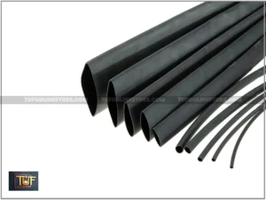 φ 20mm BLACK Color Heat Shrink Tube Sleev [ Spacial for Patti type Transformer Wire ] 2 Meter Pack
