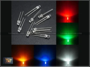 Blue LED Transparent, 5mm Size [ 50 Pieces Pack ]