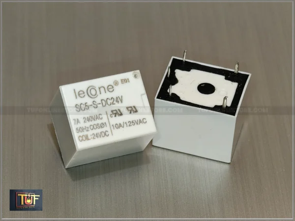 Leone 24V DC Relay 5 Pin 24V 7A  [ 10 Pieces Pack ]