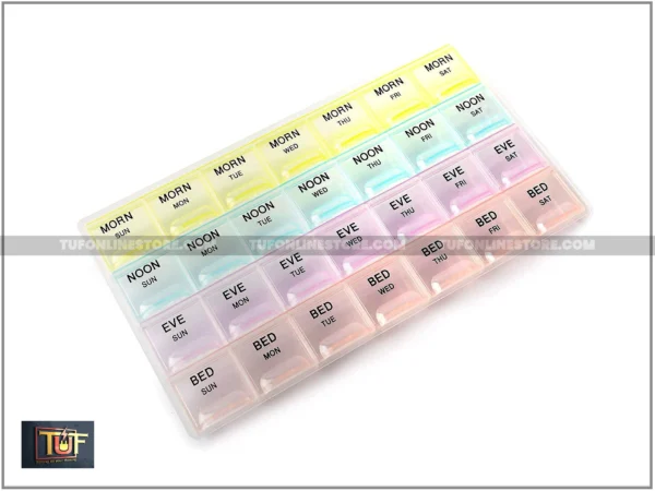 Storage Organizer Container For SMD Parts 4 Row 28 Squares box