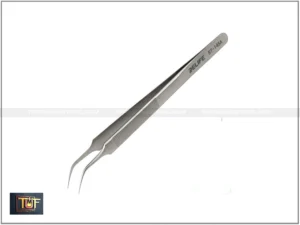 RELIFE RT-14SA Curved High Precision Steel Strong Tweezers For SMD Parts