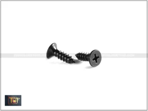6 no. Black Color Screw for Inverter Stainless Steel Flat Head Phillips