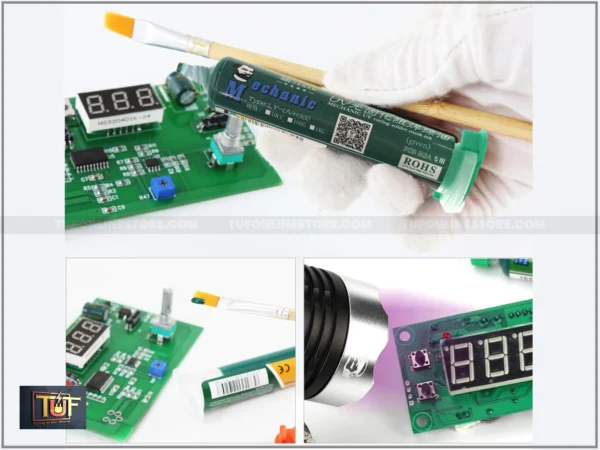 Mechanic Uv Curing Solder Mask Ink Green - Image 3