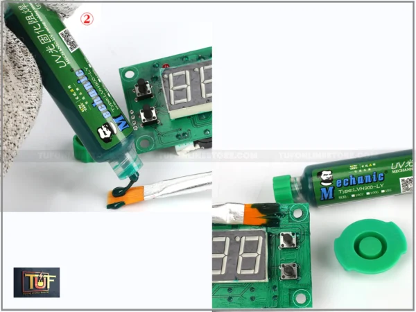 Mechanic Uv Curing Solder Mask Ink Green - Image 2