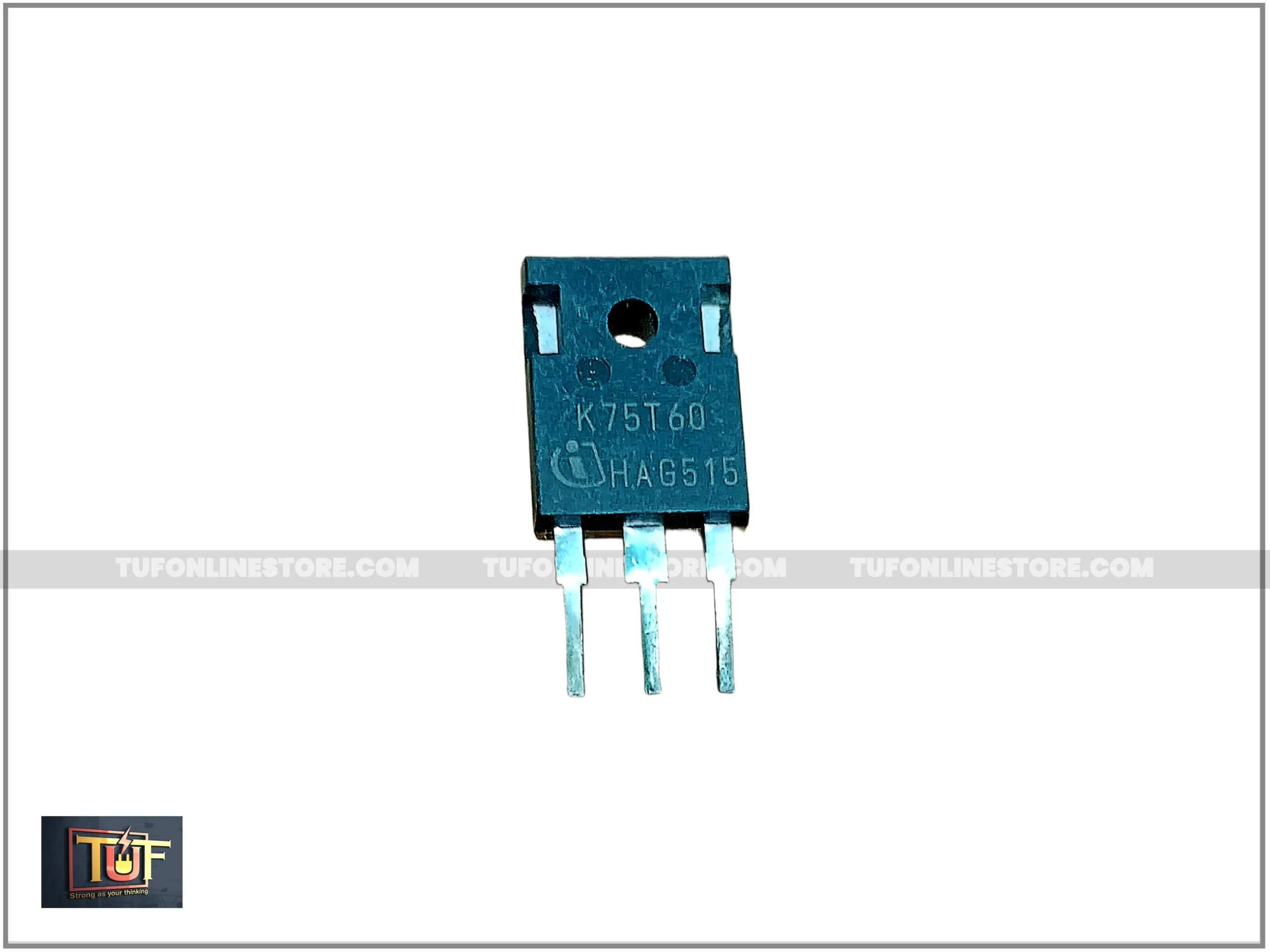 K75T60 IGBT Fast Recovery Anti-Parallel Diode ( 75T60 used in Inverter ) OLD Original IGBT 600V 75A 428W [ 2 Pieces Pack ]